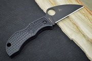 Spyderco ManBug- Black FRN Handle / Black VG10 Wharncliffe Plain Edge Blade MBKWPBK - Northwest Knives