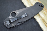 Spyderco Paramilitary 2 - Black G10 / Black CPM-S45VN Blade - Northwest Knives
