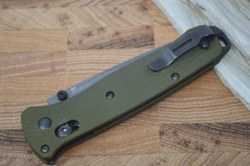 Benchmade 537GY-1 Bailout - CPM-M4 Drop Point Regrind