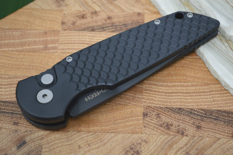 Pro Tech Tactical Response 3 Auto - Black Handle - Black Blade TR-3X1 - Northwest Knives