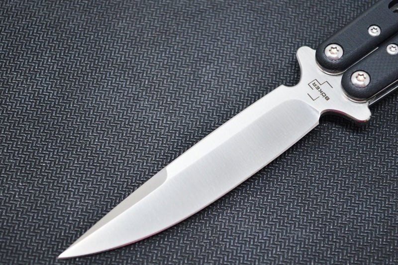 Boker Balisong Tactical - Small D2 Blade / Black G-10 Handle 06EX226