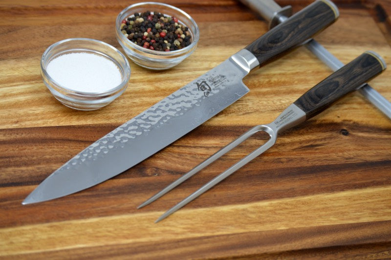 Shun Premier - 2pc Carving Set - 69 Layered Damscus - Made in Seki City, Japan