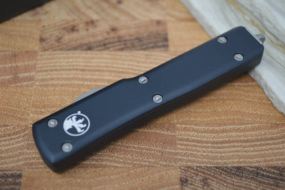 Microtech UTX-70 OTF - Black Handle / Black DE Blade 147-1 - Northwest Knives