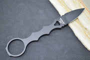 Benchmade Socp Mini | benchmade 440c Knife |  Black Spear Point Blade | Northwest Knives
