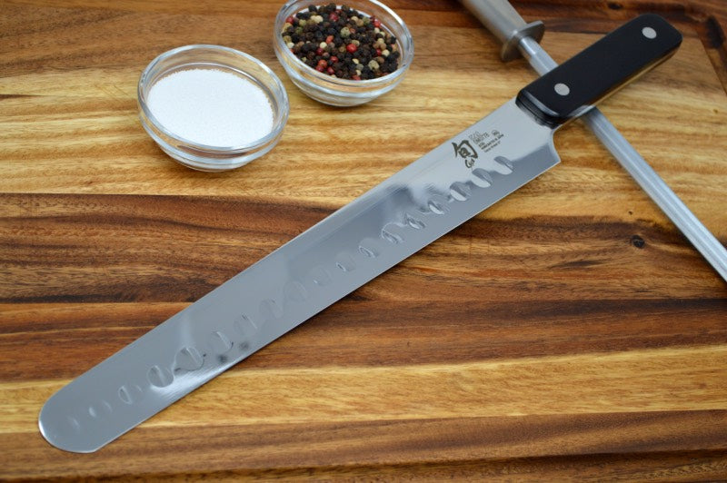 Shun Classic - 12" Brisket Slicer - 69 Layered Damascus - Made in Seki City, Japan - Northwest Knives