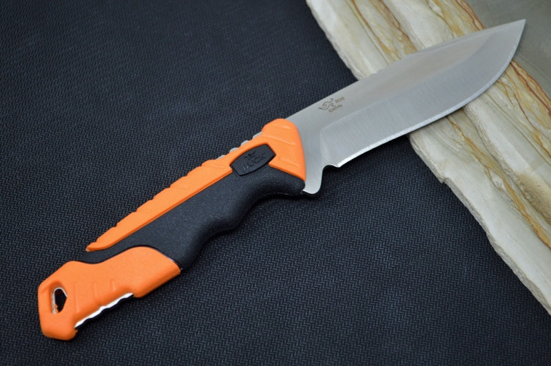 Buck Pursuit Hunting Knife With Orange & Black Versaflex Handle | Drop Point Blade | Northwest Knives