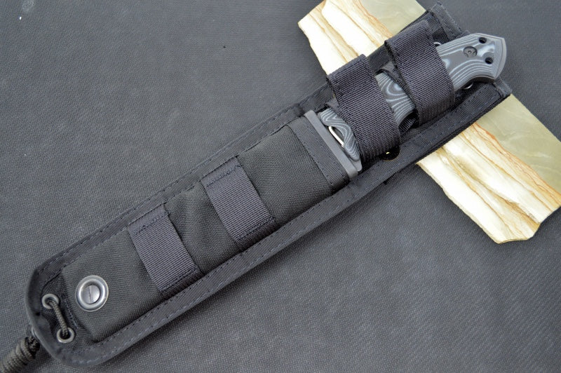 Hogue Knives EX F01 - Black G-Mascus G-10 Handle Scales / Black A2 Tool Steel Blade / 5.5" Drop Point Blade 35179 - Northwest Knives