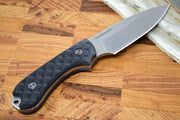Bradford Knives Guardian3 - Textured Black G10 Handle / M390 Blade / Sabre Grind 3S-001-M390 - Northwest Knives
