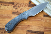 Bradford Knives Guardian 3 - 3D Black Micarta Handle / M390 Blade / Sabre Grind 3S-101-M390 - Northwest Knives