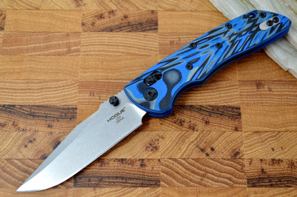 Hogue Knives Deka - Blue Lava G-10 Handle / 20CV Blade / Clip Point Style 24273