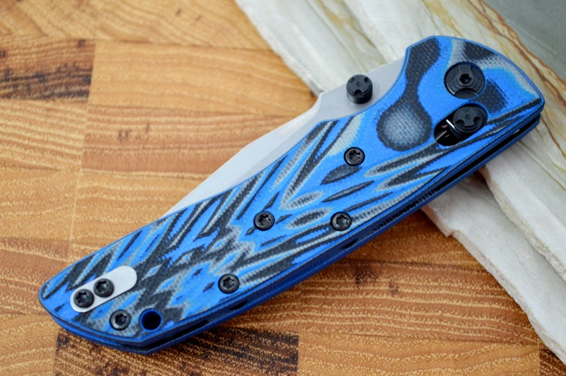 Hogue Knives Deka - Blue Lava G-10 Handle / 20CV Blade / Clip Point Style 24273