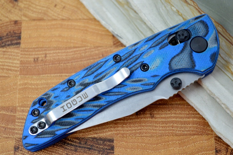 Hogue Knives Deka - Blue Lava G-10 Handle / 20CV Blade / Clip Point Style 24273