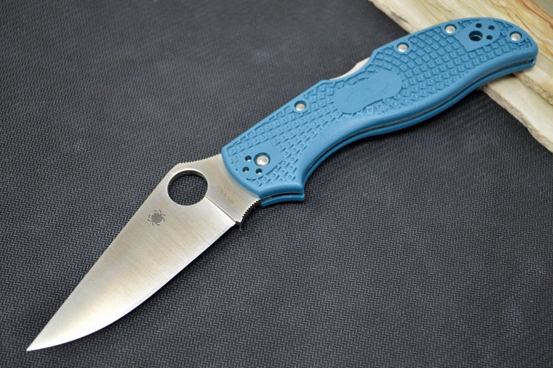 Spyderco Stretch 2 - Blue FRN Handle / Satin K390 Blade - C90FP2K390
