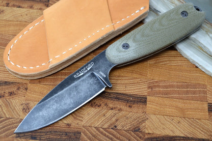 Bradford Knives Guardian 3.5 - 3D OD Green Micarta Handle / Nimbus M390 Blade / Sabre Grind 3.5S-102N-M390