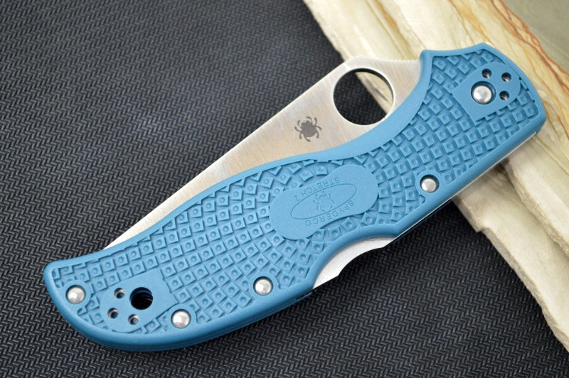 Spyderco Stretch 2 - Blue FRN Handle / Satin K390 Blade - C90FP2K390 - Northwest Knives