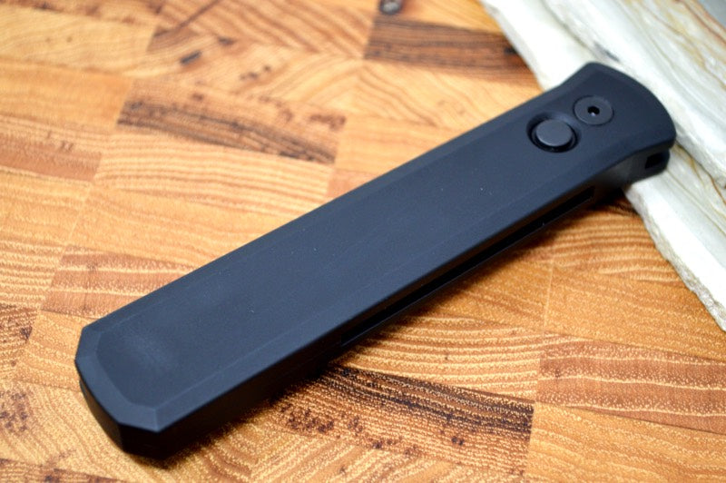 Pro Tech Godfather SWAT Auto - Black Aluminum Handle / Black Blade / Black Hardware 921SWAT