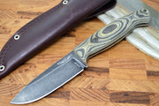 Bradford Knives Guardian 4.5 - 3D Camo Micarta Handle / CPM-3V Blade / Sabre Grind 4.5S-109N-3V - Northwest Knives