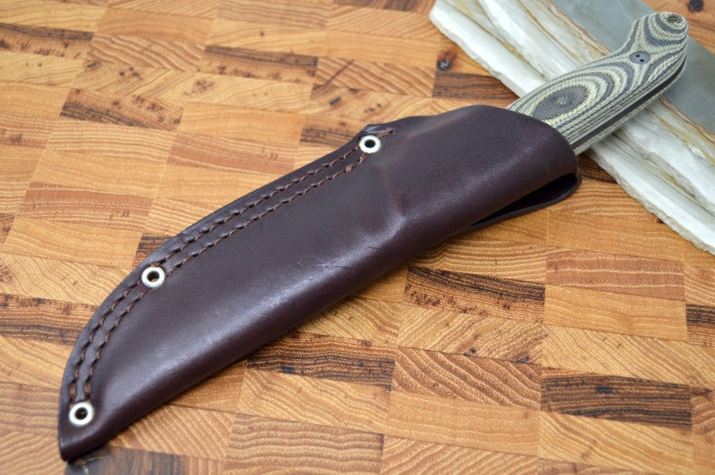 Bradford Knives Guardian 4.5 - 3D Camo Micarta Handle / CPM-3V Blade / Sabre Grind 4.5S-109N-3V