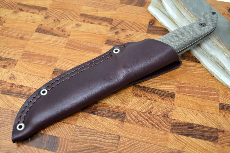 Bradford Knives Guardian 4.5 - 3D OD Green Micarta Handle / Nimbus CPM-3V Blade / Sabre Grind 4.5S-102N-3V