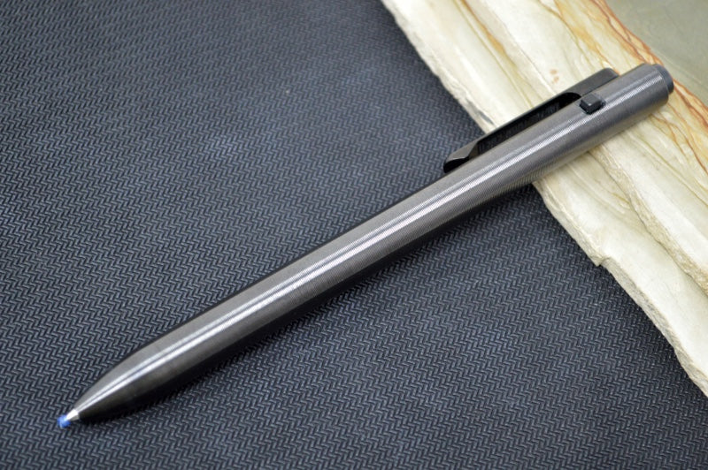 Tactile Turn Side Click Standard Pen - Zirconium Handle / DLC Titanium Clip - Northwest Knives
