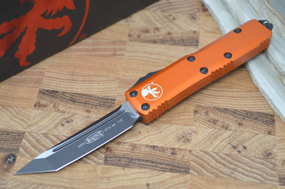 Microtech UTX-85 OTF - Tanto Black Blade / Orange Body 233-1OR - Northwest Knives
