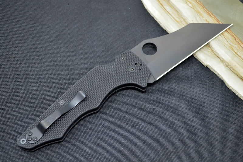 Spyderco Yojumbo 2- Black G10 Handle / Black Blade / CPM-S30V C253GPBBK - Northwest Knives