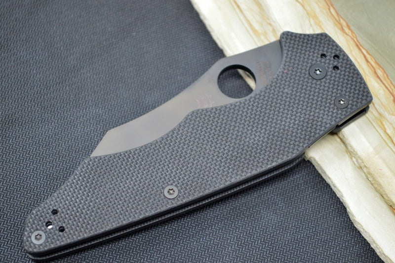 Spyderco Yojumbo 2- Black G10 Handle / Black Blade / CPM-S30V C253GPBBK - Northwest Knives