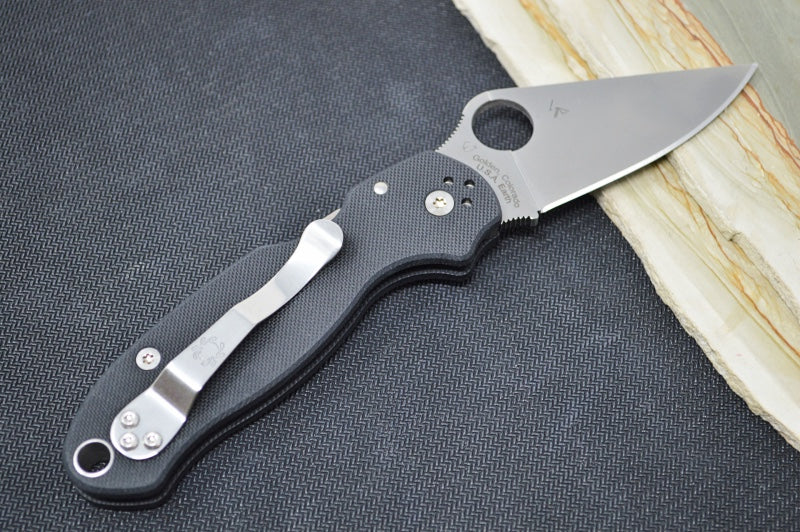 Spyderco Paramilitary 3 - Black G10 / Satin CPM-S45VN Blade C223GP