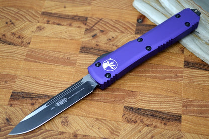 Microtech Ultratech OTF - Single Edge / Black Blade / Purple Handle 121-1PU