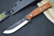 Tops Mini Fieldcraft - 1095 Steel / Tan Micarta Handle / Kydex Sheath MBROS-01 - Northwest Knives