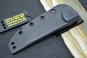 Tops Mini Fieldcraft - 1095 Steel / Tan Micarta Handle / Kydex Sheath MBROS-01 - Northwest Knives