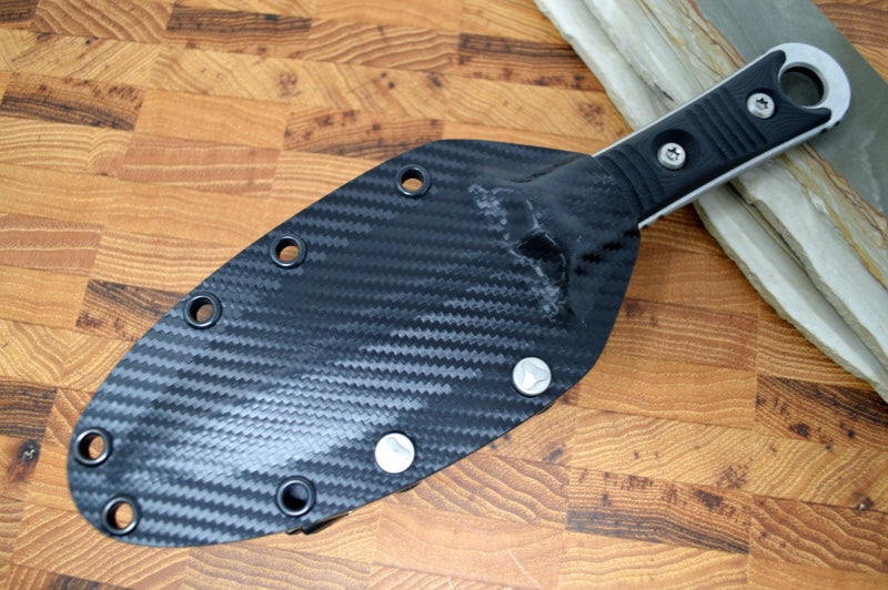 Microtech SBD - Satin Blade / Dagger Style / Black Handle 201-10