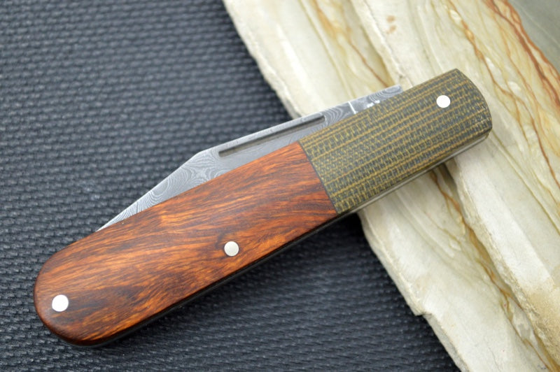 Boker Barlow Integral - Leopard Damascus Blade / Desert Ironwood Handle 100501DAM