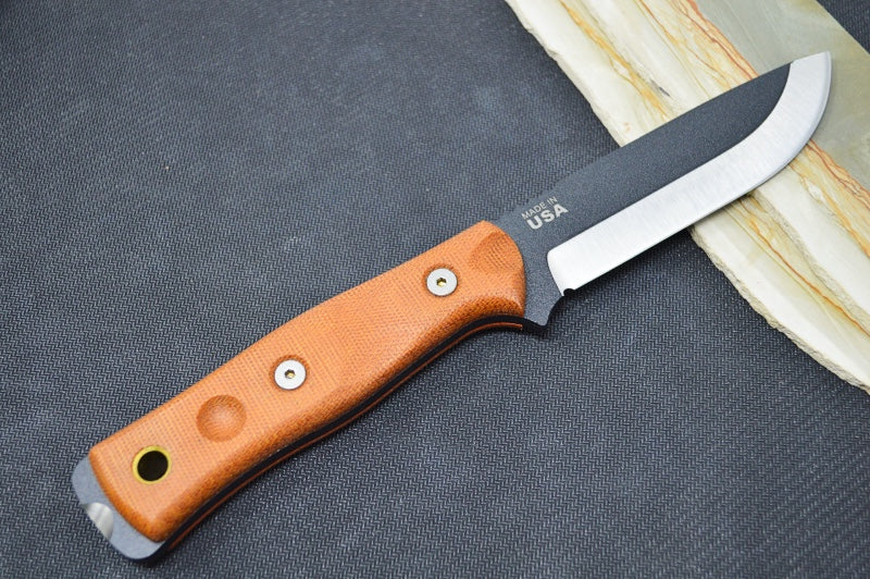 Tops BOB Fieldcraft - 1095 Steel / Tan Micarta Handle / Kydex Sheath BROS-01