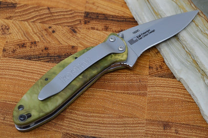 Kershaw 1620C Scallion Flipper - Satin 420HC Blade / Camo Aluminum Handle