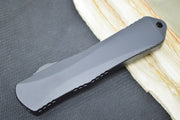Heretic Knives Manticore E OTF - Battleworn Dagger Blade / Black Handle - Northwest Knives