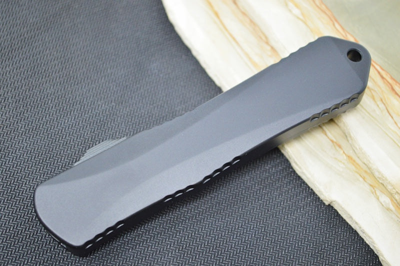 Heretic Knives Manticore E OTF - Battleworn Dagger Blade / Black Handle - Northwest Knives