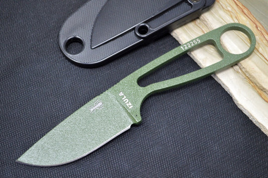 Esee Knives Izula - OD Green 440C Skeletonized Handle / 1095 Steel Blade / OD Green Textured Powdered Blade IZULA-OD
