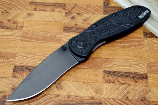 Kershaw 1670BLK Blur Assisted Knife - Black Blade / Black Handle