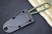 Esee Knives Izula - OD Green 440C Skeletonized Handle / 1095 Steel Blade / OD Green Textured Powdered Blade IZULA-OD - Northwest Knives