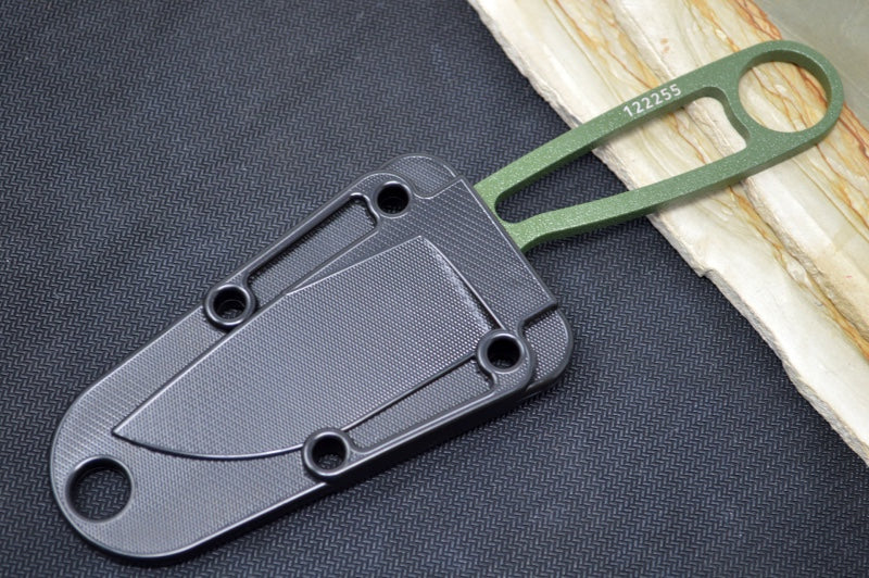 Esee Knives Izula - OD Green 440C Skeletonized Handle / 1095 Steel Blade / OD Green Textured Powdered Blade IZULA-OD