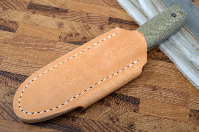 Bradford Knives Guardian 3.5 - 3D OD Green Micarta Handle / Stonewash M390 Blade / Sabre Grind 3.5S-102