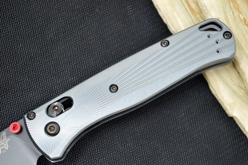 Benchmade 535BK-4 Bugout - M390 Blade / Silver Aluminum Handle - Lightweight Manual Folder