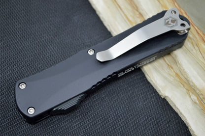 Heretic Knives Manticore E OTF - Stonewash Bowie Blade / Black Handle H026B-2A
