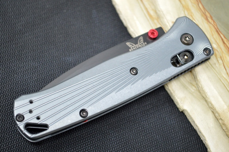 Benchmade 535BK-4 Bugout - M390 Blade / Silver Aluminum Handle - Lightweight Manual Folder