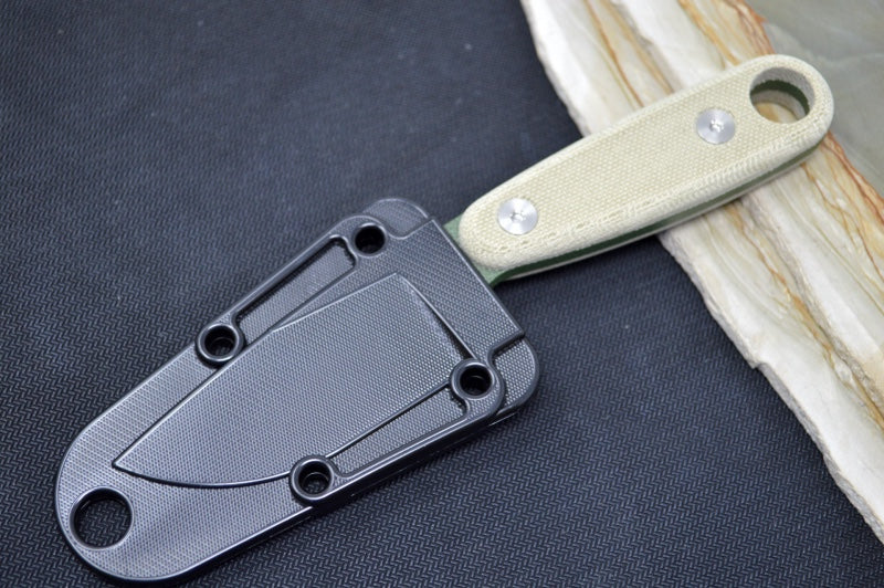 Esee Knives Izula II - Canvas Micarta Handle / 1095 Steel / OD Green Textured Powdered Blade IZULA-II-OD