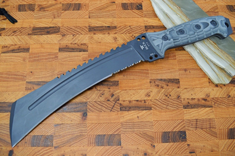 Buck Talon Fixed Blade - Black Sheepsfoot Blade / Black G-10 Handle 0808BKX-B