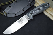 Esee Knives Model 4 - 3D Gray & Black G-10 Handle / CPM-S35VN Steel / Stonewashed Finish 4P35V-002 - Northwest Knives
