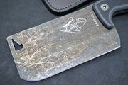 Esee Knives Expat Cleaver - Black Textured G-10 Handle / 1095 Steel / Stonewashed Black Oxide Finished Blade ESEE-CL1 - Northwest Knives