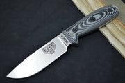 Esee Knives Model 4 - 3D Gray & Black G-10 Handle / CPM-S35VN Steel / Stonewashed Finish 4P35V-002 - Northwest Knives